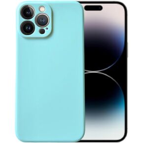 Compatible with iPhone 14 Pro Max Soft Liquid Silicone Gel Cell Phone Mobile Basic Back Case Cover (Orange)