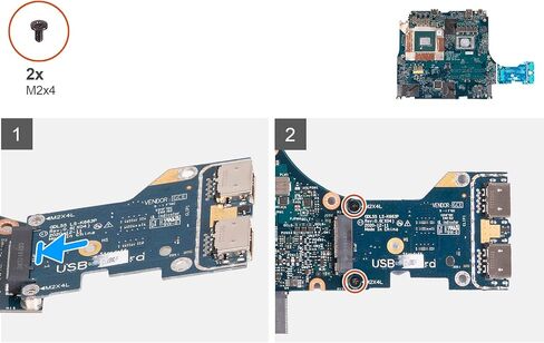 Deal4GO USB Board USB 3.2 Port Daughterboard TR4T5 0TR4T5 LS-K663P Replacement for Dell G15 5510 5511 Gaming Laptop in Saudi Arabia