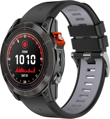 22 مم متوافق مع سوار ساعة Garmin Fenix ​​7/7 Pro/6/6 Pro/5/5 Plus، أشرطة سيليكون ناعمة سريعة الملاءمة لساعة Forerunner 965 955/Approach S70 47 مم/Instinct 2/quatix 7 الذكية in Kuwait