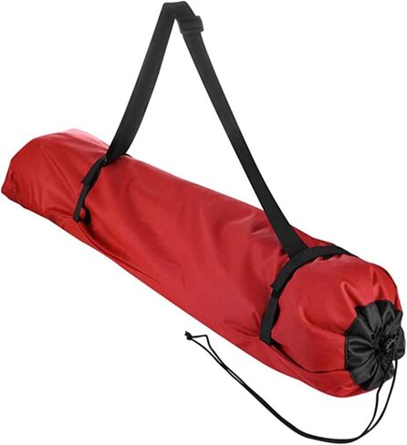 Heavy Duty Camping Chair Replacement Bag with Side Pocket, Camp Cover Bags for Carrying Folding Chairs - 48 X 11 Inches, Durable 600D Oxford Fabric, Extra Wide Mouth, Adjustable Strap for Carry (Red) in Saudi Arabia