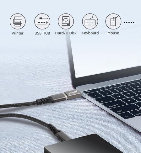 محول USB C إلى USB 3.0 أنثى (3 حزم)، نقل بيانات عالي السرعة، لجهاز MacBook Pro Air 2024، Microsoft Surface، Samsung Notebook، Dell XPS والمزيد من الأجهزة من النوع C in Saudi Arabia
