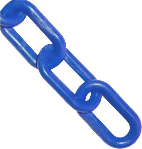 Mr. Chain Plastic Barrier Chain, Silver, 1.5-Inch Link Diameter, 25-Foot Length (30008-25) in Kuwait