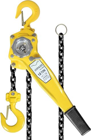 رافعة يدوية بسلسلة رافعة يدوية 3/4 طن من YELLOW JACKET، مصنوعة من الفولاذ الكربوني المجلفن G80 مع فرامل ويستون المزدوجة in Saudi Arabia