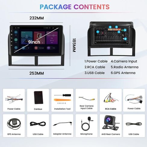 Hikity 2+64G Android 13 Car Stereo for Jeep Grand Cherokee 1999-2004 Wireless Carplay, 9 Inch IPS Touchscreen Car Radio Receiver with GPS Navigation FM Bluetooth WiFi HiFi EQ in Saudi Arabia