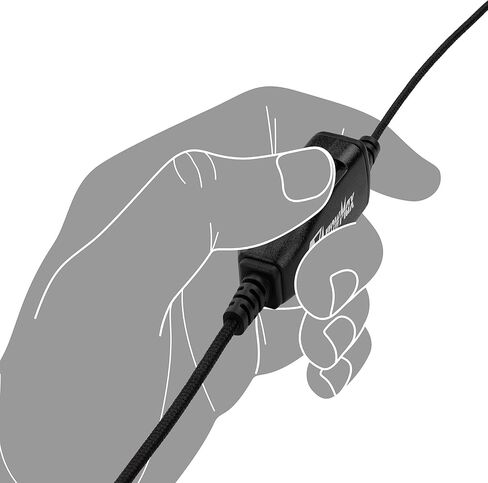 Arrowmax AEH3000-K2 سماعة أذن دوارة على شكل حرف C مع PTT متوافقة مع BaoFeng BTECH UV-5R UV-5RA UV-5RE UV-5R3 BF-F8HP UV-82HP Kenwood 2-PIN 2 Pin Radios NX-1200 NX-1300 NX-P1200 نكس-P1300 نكس-3220 in Kuwait