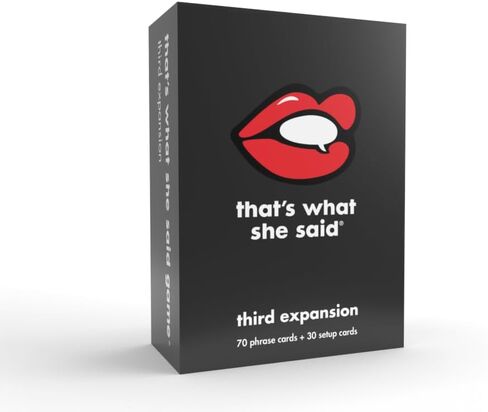 That's What She Said - Second Edition Match All New Wacky Setup Cards with New Funny Phrase Cards to See Who Has The Dirtiest Sense of Humor, Ages 17+, 4+ Players in Kuwait