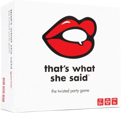 That's What She Said - Second Edition Match All New Wacky Setup Cards with New Funny Phrase Cards to See Who Has The Dirtiest Sense of Humor, Ages 17+, 4+ Players in Kuwait