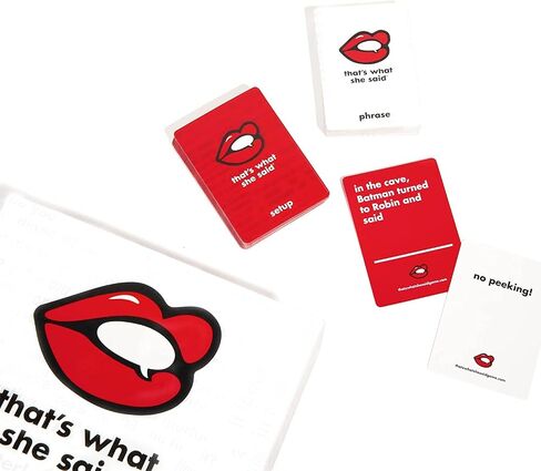 That's What She Said - Second Edition Match All New Wacky Setup Cards with New Funny Phrase Cards to See Who Has The Dirtiest Sense of Humor, Ages 17+, 4+ Players in Kuwait