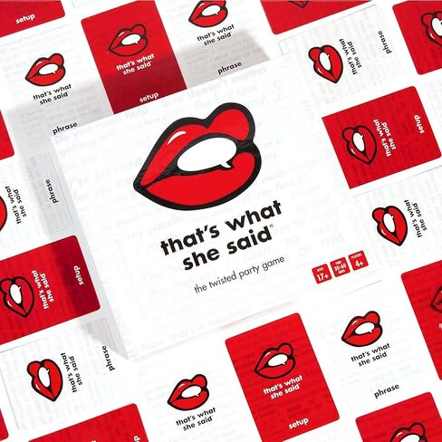 That's What She Said - Second Edition Match All New Wacky Setup Cards with New Funny Phrase Cards to See Who Has The Dirtiest Sense of Humor, Ages 17+, 4+ Players in Kuwait