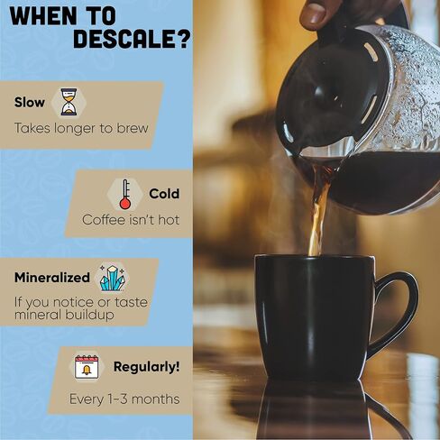 مزيل الترسبات ومنظف ماكينة القهوة MAXTITE (8 أونصة) - صُنع في الولايات المتحدة الأمريكية - حل عالمي لإزالة الترسبات من أجل Keurig وNespresso وDelonghi وجميع ماكينات القهوة والإسبريسو ذات الاستخدام الواحد in Kuwait