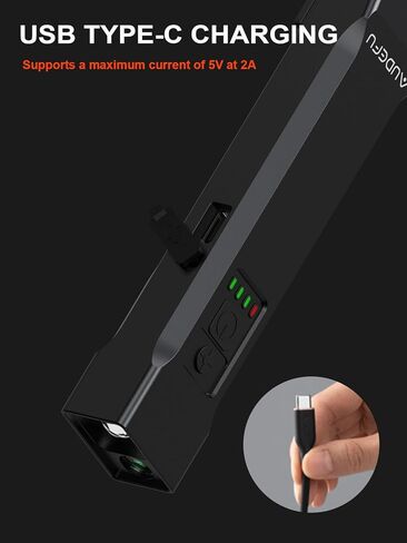 مصابيح EDC مزدوجة المصدر مع شعاع أخضر ومصباح LED أبيض، مصباح يدوي محمول 1200 لومن، مصباح جيب إسفين مع مشبك، مصباح يدوي مسطح قابل لإعادة الشحن، مجموعة مصابيح يدوية IPX7 in Kuwait