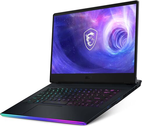 كمبيوتر محمول MSI Raider GE66-15 للألعاب والترفيه (Intel i7-12700H 14-Core، 64GB DDR5 4800MHz RAM، 2x8TB PCIe SSD RAID 0 (16TB)، GeForce RTX 3080 Ti، Win 11 Pro) مع MS 365 Personal، Hub in Saudi Arabia
