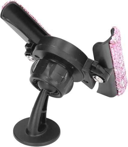 Vehicle Cell Phone Mount, Adjustable Gorgeous Bling Car Phone Holders for Girls for Automobile Decoration for Women(pink) in Saudi Arabia