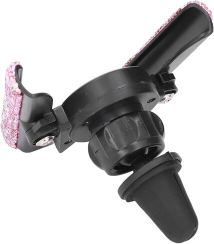 Vehicle Cell Phone Mount, Adjustable Gorgeous Bling Car Phone Holders for Girls for Automobile Decoration for Women(pink) in Saudi Arabia