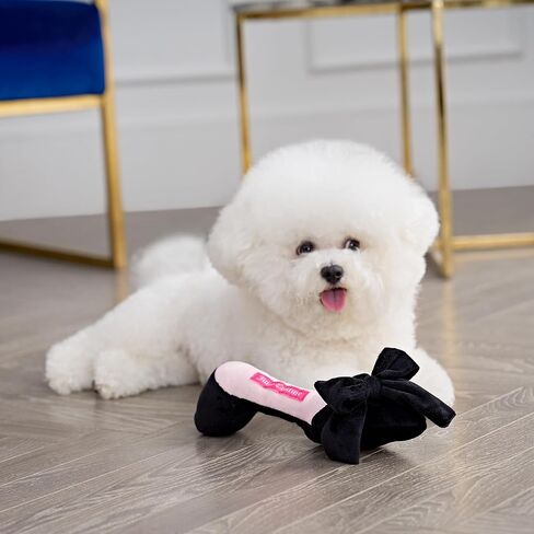 Juicy Couture Plush Haute Couture High Heel Shoe Shaped Squeaky Pet Toy for Cats and Dogs in Saudi Arabia
