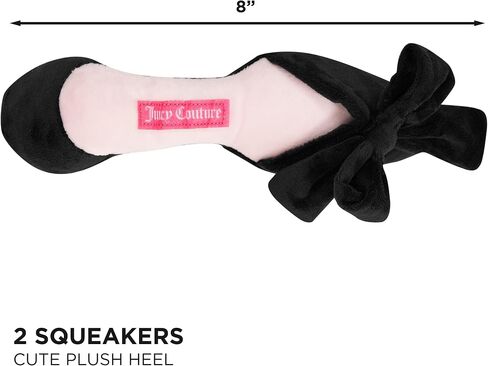 Juicy Couture Plush Haute Couture High Heel Shoe Shaped Squeaky Pet Toy for Cats and Dogs in Saudi Arabia