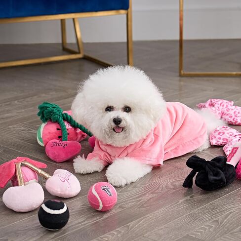 Juicy Couture Plush Haute Couture High Heel Shoe Shaped Squeaky Pet Toy for Cats and Dogs in Saudi Arabia
