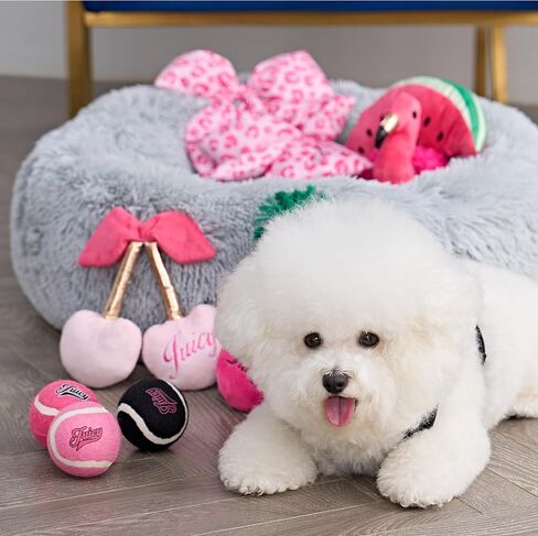 Juicy Couture Plush Haute Couture High Heel Shoe Shaped Squeaky Pet Toy for Cats and Dogs in Saudi Arabia