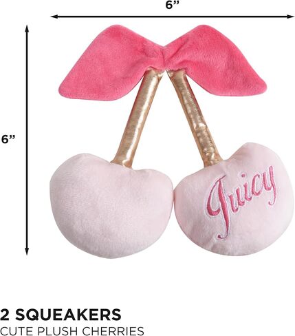 Juicy Couture Plush Haute Couture High Heel Shoe Shaped Squeaky Pet Toy for Cats and Dogs in Saudi Arabia