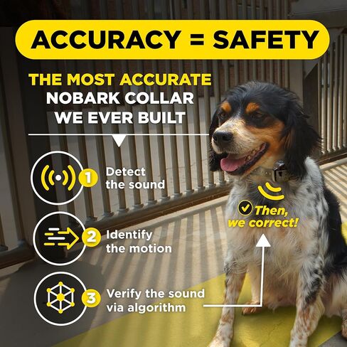 Dogtra Smart NOBARK E-Collar [New Edition] Waterproof, Medium Output with 10 Levels, Barkmeter Report via Smartphone, Detects Barking Types, 30 Yard Range, Compact Size for 10 lbs Dogs in Saudi Arabia