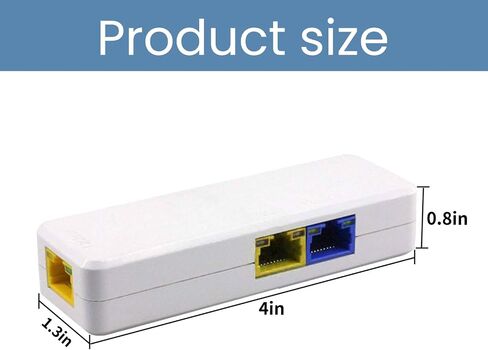 2 Port PoE Extender 100Mbps, IEEE 802.3 af/at PoE Repeater, 1 PoE in 2 poe Out poe Splitter, Plug and Play, Wall Mount POE ethernet Repeater for Security Systems IP Camera (2 Port) in Saudi Arabia
