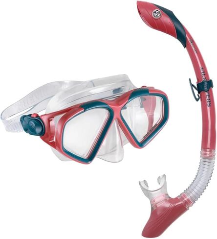 OutdoorMaster x U.S. Divers Cozumel TX Combo معدات الغطس للبالغين، مجموعة غطس جاف رؤية بانورامية مضادة للضباب ومضادة للتسرب، قناع سباحة للغوص والسباحة in Saudi Arabia