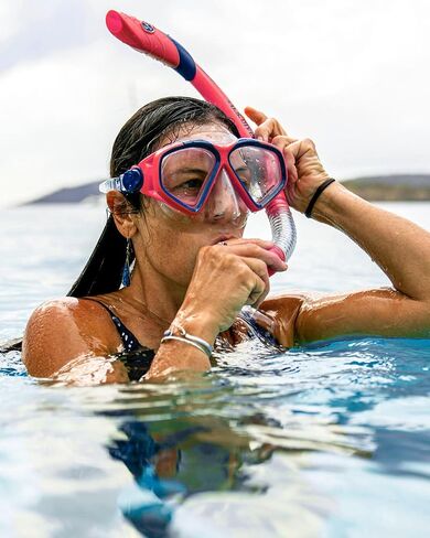 OutdoorMaster x U.S. Divers Cozumel TX Combo معدات الغطس للبالغين، مجموعة غطس جاف رؤية بانورامية مضادة للضباب ومضادة للتسرب، قناع سباحة للغوص والسباحة in Saudi Arabia