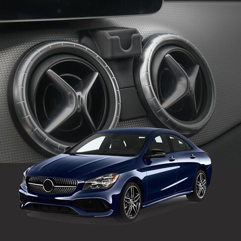 حامل هاتف السيارة مناسب لسيارة Benz GLA-Class 2015-2020 CLA-Class 2013-2019 قابل للتعديل لتركيب هاتف السيارة بفتحة تهوية متوافق مع معظم الهواتف مقاس 4.7 بوصة - 6.7 بوصة in Kuwait