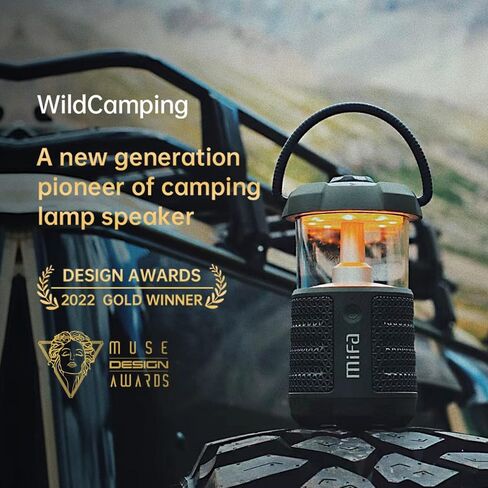 مكبر صوت بلوتوث محمول مقاوم للماء من MIFA مع فتحة بطاقة Micro SD وأضواء ليلية للتخييم والاستحمام وحمام السباحة والشاطئ وغرفة النوم، هدايا أدوات إلكترونية رائعة للرجال والنساء في الهواء الطلق، أسود in Kuwait