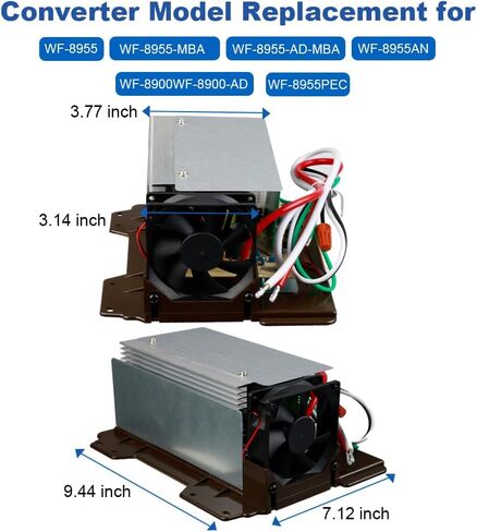 WATERWICH RV Power Converter 45 Amp DC Main Board Assembly Replacement Unit Compatible with WF-8945-AD-MBA WF-8955-MBA WF-8955AN WF-8900WF-8900-AD Converter in Saudi Arabia