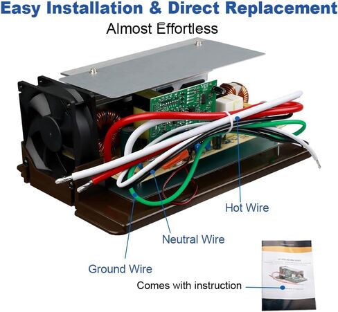 WATERWICH RV Power Converter 45 Amp DC Main Board Assembly Replacement Unit Compatible with WF-8945-AD-MBA WF-8955-MBA WF-8955AN WF-8900WF-8900-AD Converter in Saudi Arabia
