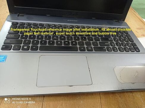 ® 2 حزمة من غطاء واقي لوحة اللمس لجهاز ASUS X756 مقاس 17.3 بوصة للكمبيوتر المحمول بلمسة نهائية غير لامعة مضادة لبصمات الأصابع/الخدش، ملحقات غلاف الكمبيوتر المحمول الشفافة in Saudi Arabia