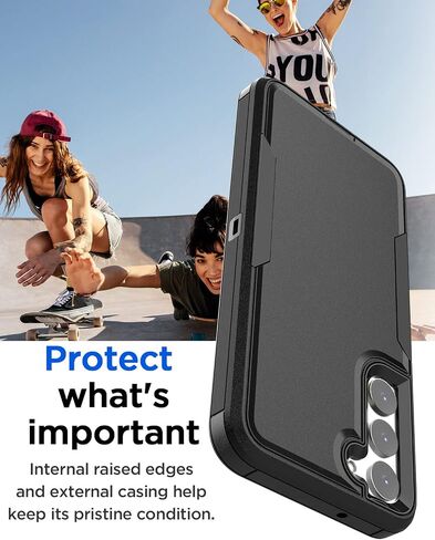 حافظة بمشبك حزام من AICase لهاتف Galaxy S22 Plus مع واقي شاشة، حماية شديدة التحمل من السقوط لجسم كامل متين مقاوم للصدمات/الغبار بدرجة عسكرية متينة لهاتف Samsung Galaxy S22 Plus_2 in Saudi Arabia