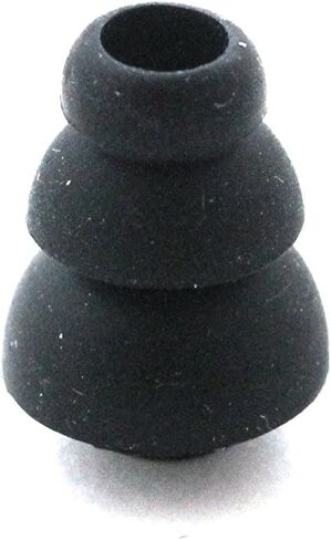 8 Pcs Large (L) Black Triple Flange Replacement Eartips Earbuds for Monster Beats Dr. Dre Tour, urBeats, Powerbeats and LG Tone in Saudi Arabia