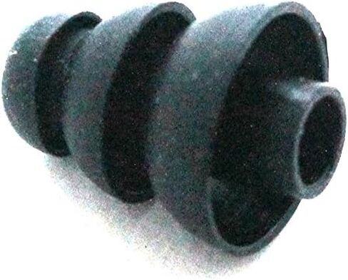 8 Pcs Large (L) Black Triple Flange Replacement Eartips Earbuds for Monster Beats Dr. Dre Tour, urBeats, Powerbeats and LG Tone in Saudi Arabia