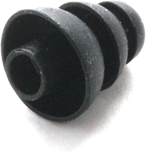 8 Pcs Large (L) Black Triple Flange Replacement Eartips Earbuds for Monster Beats Dr. Dre Tour, urBeats, Powerbeats and LG Tone in Saudi Arabia