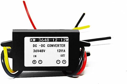 PENCK تيار مستمر 36 فولت 48 فولت إلى تيار مستمر 12 فولت 1A 12 واط محول طاقة منظم منظم محول طاقة السيارة محول خفض الجهد للنظام الشمسي LED in Kuwait