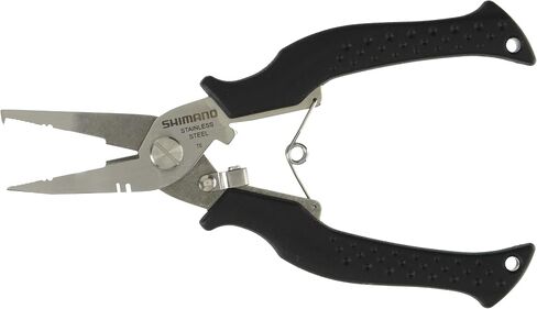 SHIMANO CT-542P Split Ring Pliers #1-5 158 x 48 x 13 mm Black 471512 in Saudi Arabia