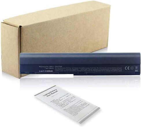 AL12B32 AL12B31 AL12B72 AL12X32 AL12A31 KT.00403.004 AK.004BT.098 استبدال بطارية الكمبيوتر المحمول لشركة Acer Aspire One 725 756 V5-171 Chromebook C7 C710 Aspire V5-121 V5-13 Series (11.1V 5200mAh) in Saudi Arabia