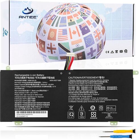 4588105-2S 4588106-2S Laptop Battery for Dynabook Satellite Pro C50D-B-10D C50D-B-10E C50D-B-11A C50D-B-100 C50-E-105 C50-H-103 C50D-B-113 C50D-B-115 MEDION Akoya E15403 Series 40071698 40072215 7.6V in Saudi Arabia