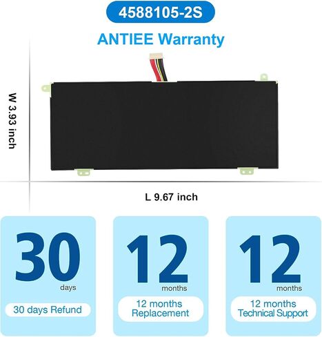 4588105-2S 4588106-2S Laptop Battery for Dynabook Satellite Pro C50D-B-10D C50D-B-10E C50D-B-11A C50D-B-100 C50-E-105 C50-H-103 C50D-B-113 C50D-B-115 MEDION Akoya E15403 Series 40071698 40072215 7.6V in Saudi Arabia
