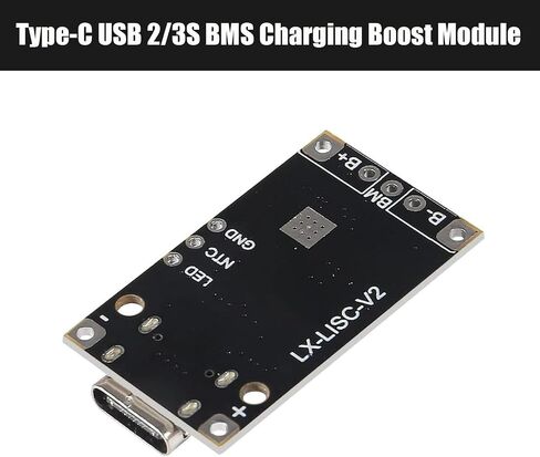 DIANN 3pcs Type-C USB 2/3S BMS 15W 8.4V 12.6V 1.5A Boost Power Supply Module Support Fast Charge with Indicator Lithium Battery Charging (2S) in Saudi Arabia