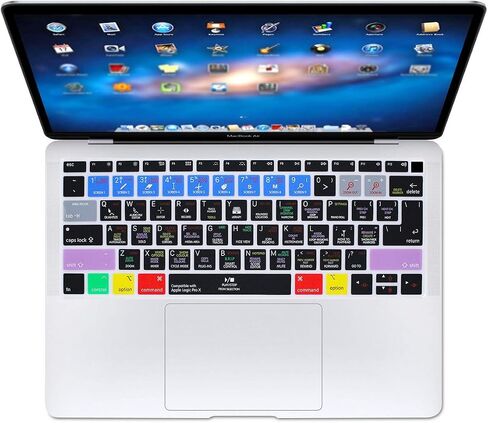 غطاء لوحة المفاتيح Logic pro x Shortcuts Hotkey لجهاز MacBook Air 2018 [13.3 بوصة A1932 مع شاشة Retina ومعرف اللمس] واقي ناعم من السيليكون، إصدار الولايات المتحدة الأمريكية/الاتحاد الأوروبي in Saudi Arabia
