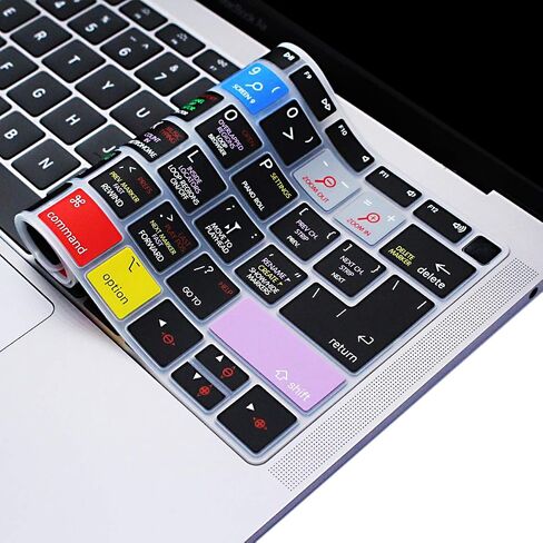 غطاء لوحة المفاتيح Logic pro x Shortcuts Hotkey لجهاز MacBook Air 2018 [13.3 بوصة A1932 مع شاشة Retina ومعرف اللمس] واقي ناعم من السيليكون، إصدار الولايات المتحدة الأمريكية/الاتحاد الأوروبي in Saudi Arabia