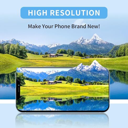 for iPhone 12/12 Pro Screen Replacement Kit Inch LCD Display Full HD Digitizer Support 3D Touch Face ID with Full Repair Tools Waterproof Frame Sticker Screen Protector for A2172 A2403 A2341 A2407 in Saudi Arabia