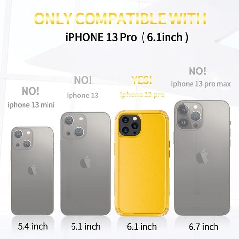Unitedtime for iPhone 13 Pro Case Magnetic Compatible with MagSafe with Belt-Clip Holster, Rugged Shockproof Military Grade Tough Bumper Phone Cover Heavy Duty (Camouflage) in Saudi Arabia