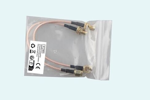 2pcs SMA Female Bulkhead Mount to SMA Male WiFi Aerial Antenna Extension Cable RG316 Coaxial Cable 15cm/6 inch for Wireless PCI Express PCIE Network Card WiFi Router USB Adapter in Saudi Arabia