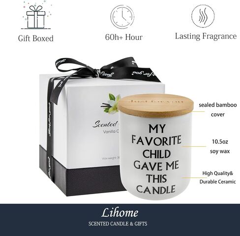 Fall Candles, Fall Decorations for Home - Fall Gifts for Women, Natural Soy Wax Scented Candles Set(4pcs) in Kuwait