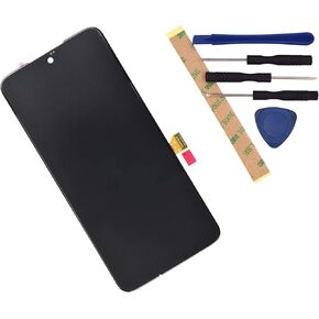 XT1962 LCD Display Digitizer Touch Screen Assembly Replacement for Motorola Moto G7 Black 6.2" with Frame Adhesive[ Without Frame ]