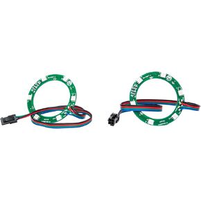 Memphis Audio 16-MXALEDSP2 Pair LED Ring Inserts for MXA Coaxial Speakers, 6.5", 8" and 6x9